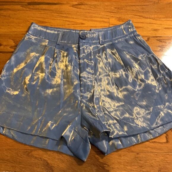 Shein Size Medium (6) high waist pleated front dress shorts - Picture 2 of 9